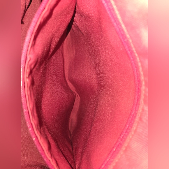 Coach Pink Perforated Leather Tote - Picture 12 of 16